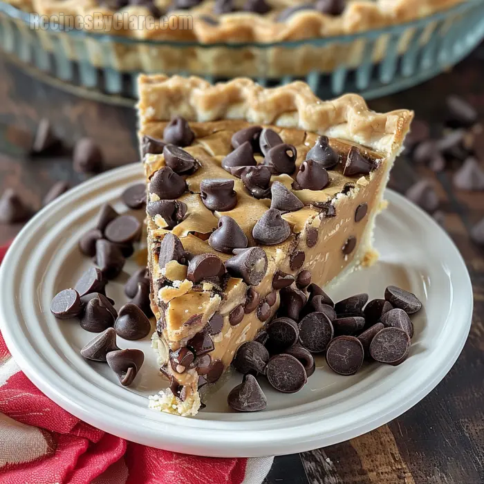 Gooey Chocolate Chip Pie