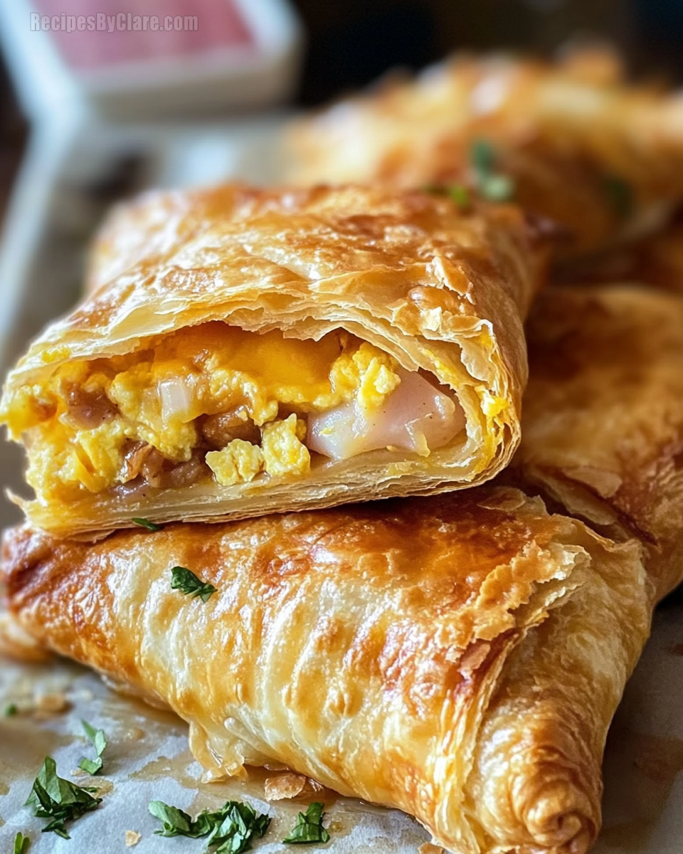 Homemade Breakfast Hot Pockets