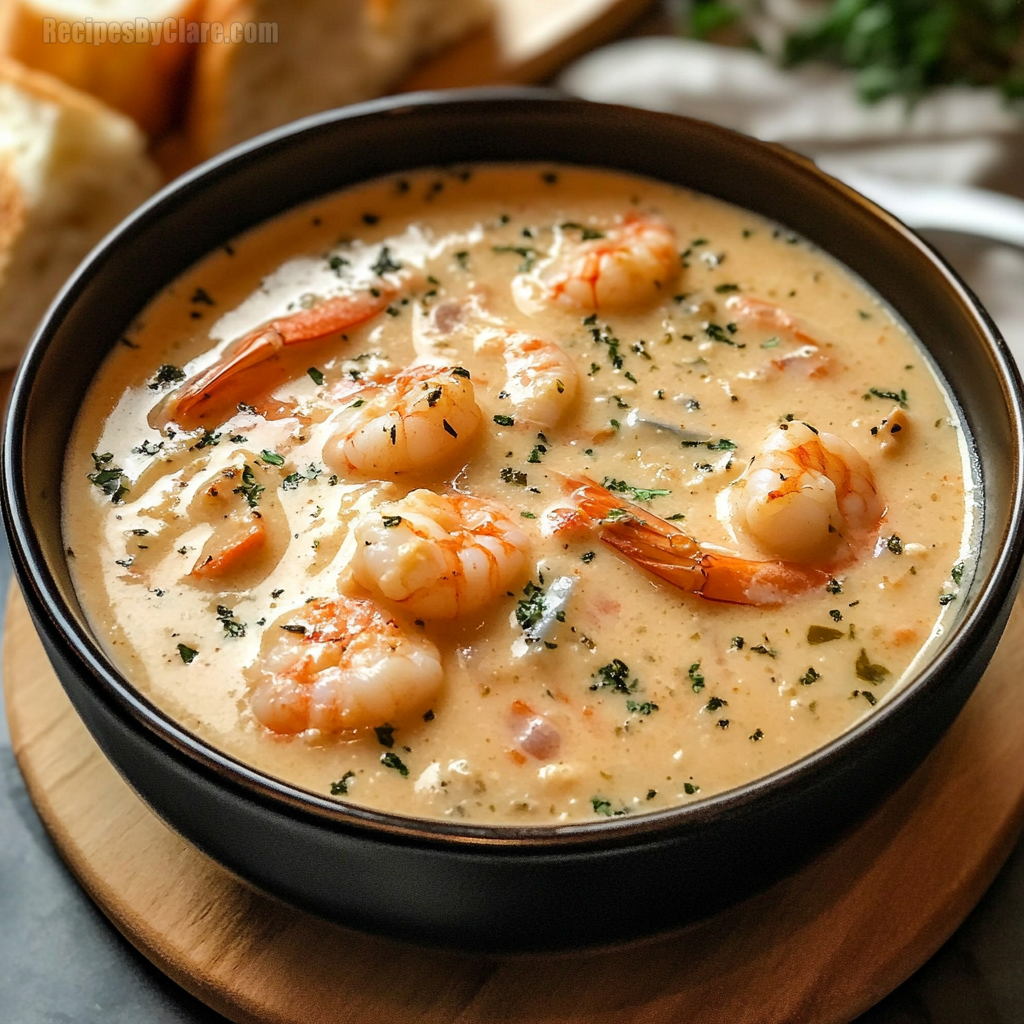 Creamy Crab and Shrimp Seafood Bisque