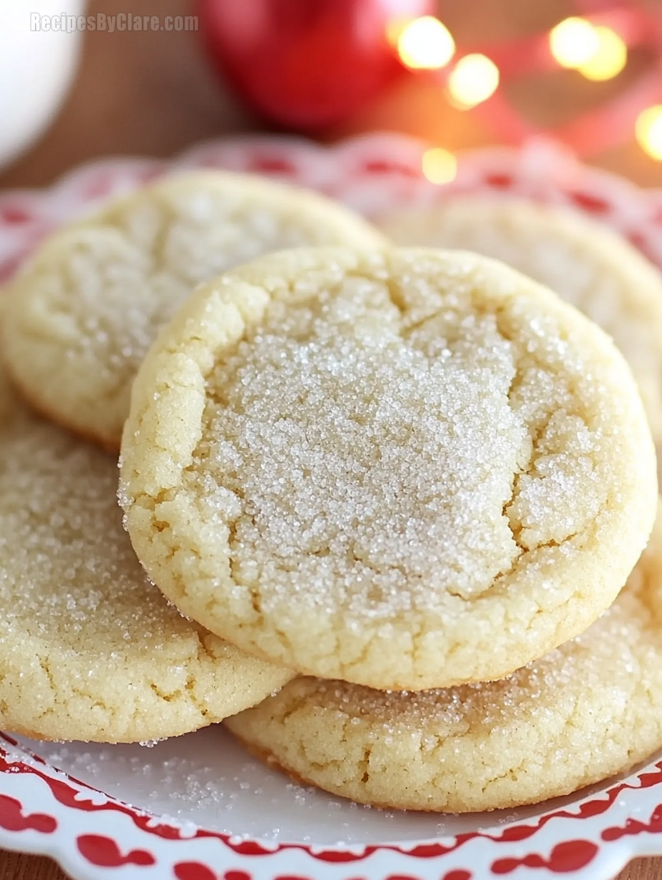 Soft and Chewy Sugar Cookies