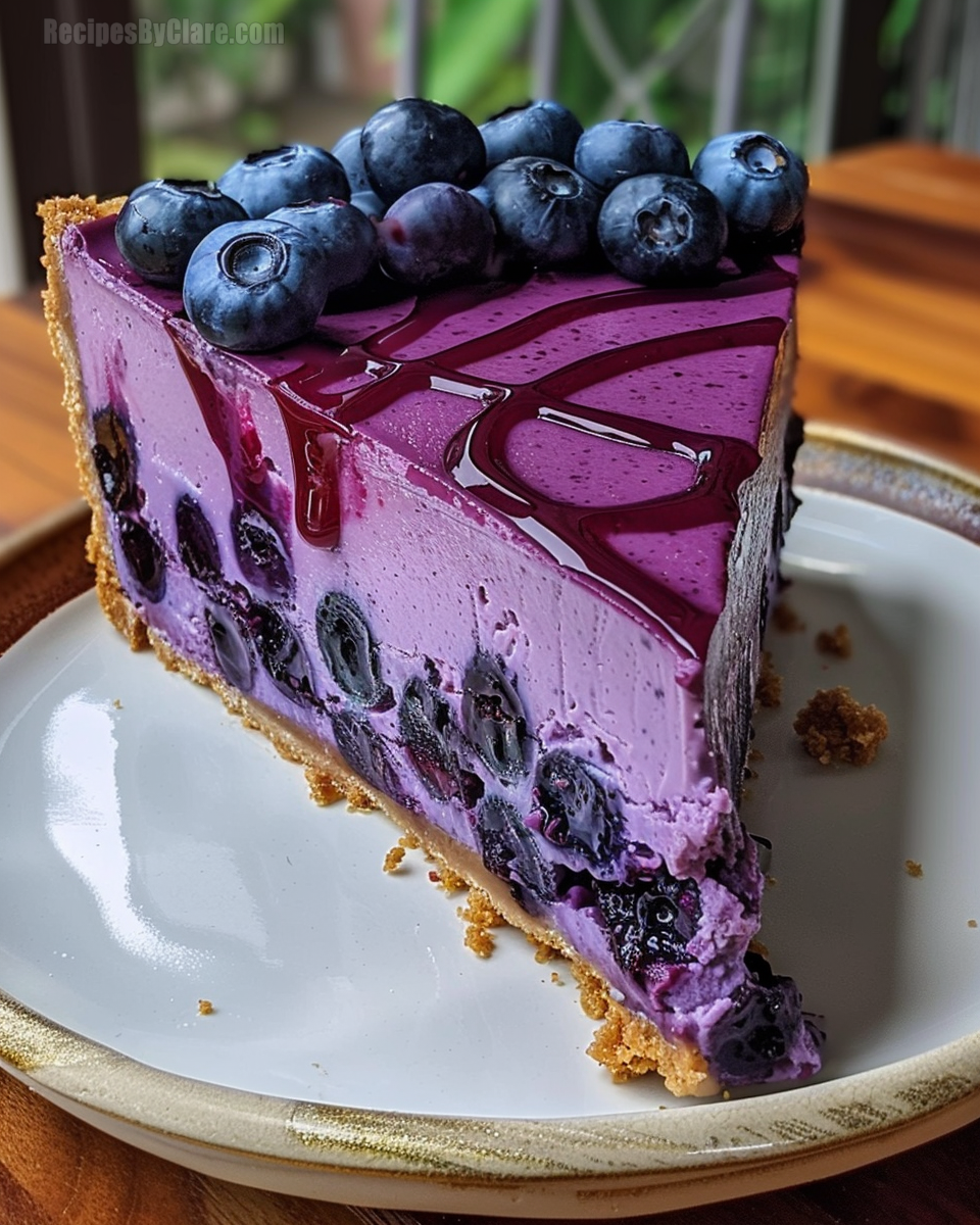 Irresistible Blueberry Dream Cheesecake