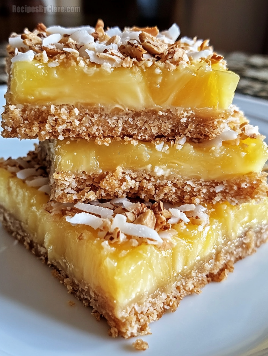 Pineapple Coconut Delight Bars