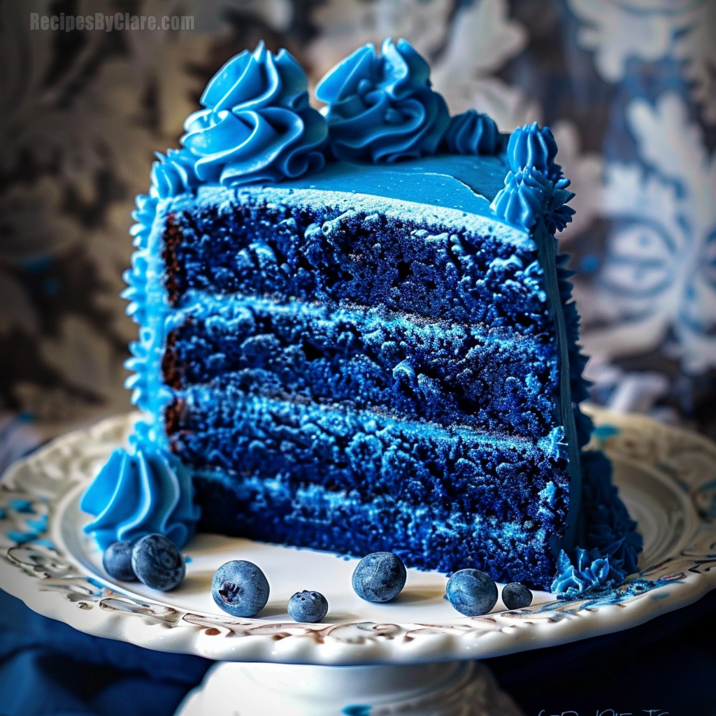 Divine Blue Velvet Cake