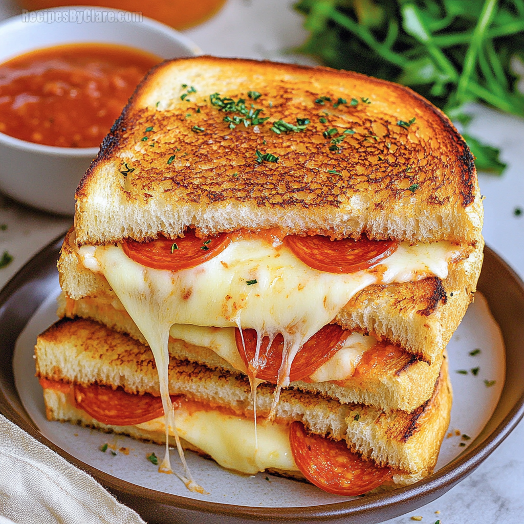 Pizza Grilled Cheese Sandwich