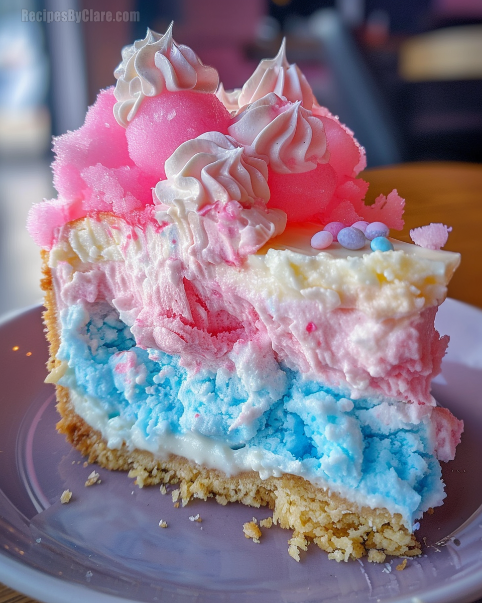 Cotton Candy Cheesecake