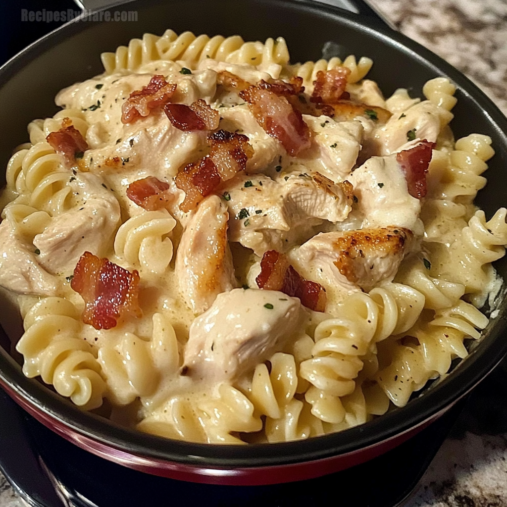 Chicken Bacon Ranch Pasta