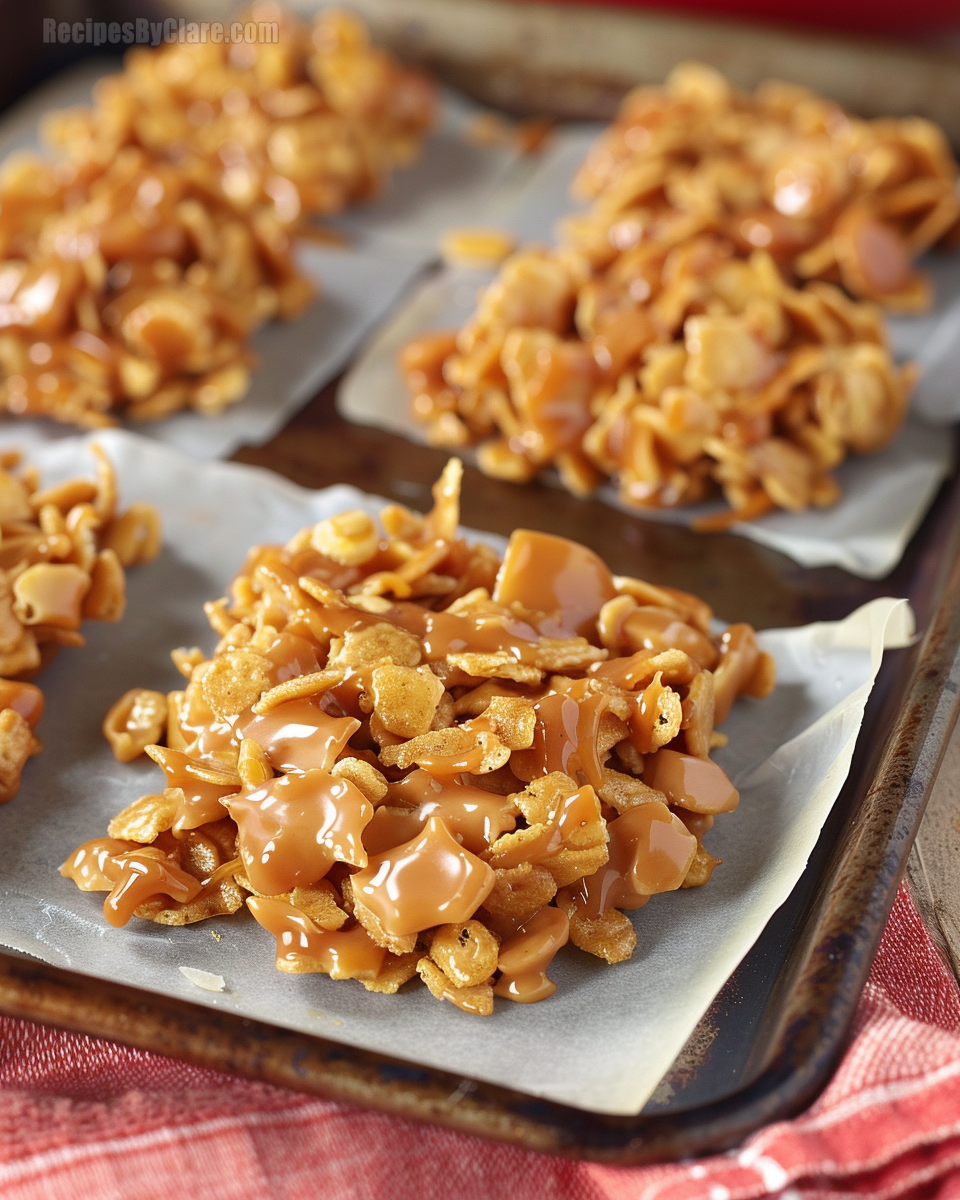 Irresistible Soft and Chewy Caramel Clusters