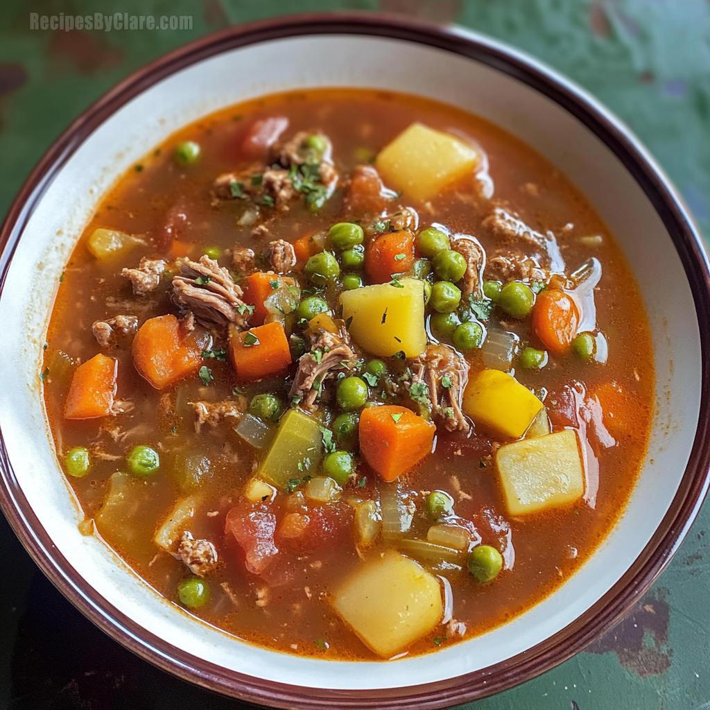 Old-Fashioned Vegetable Beef Soup