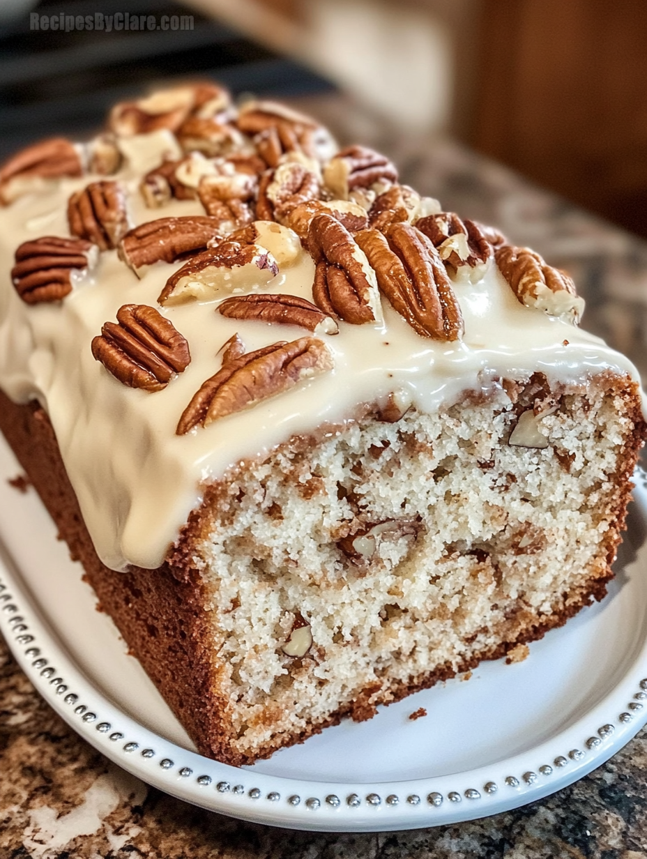 Butter Pecan Cake Loaf