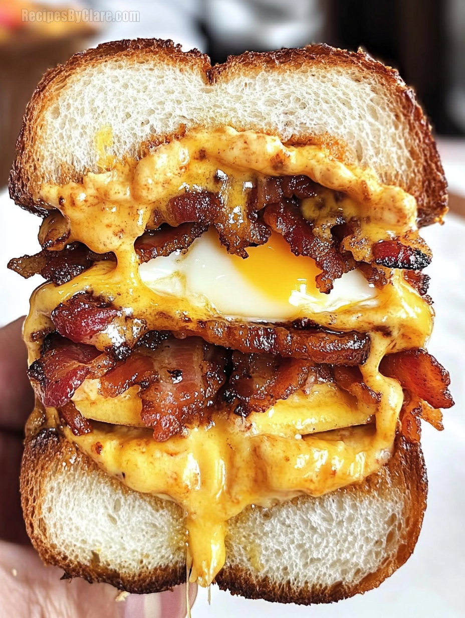 Egg-In-A-Hole Breakfast Sandwich