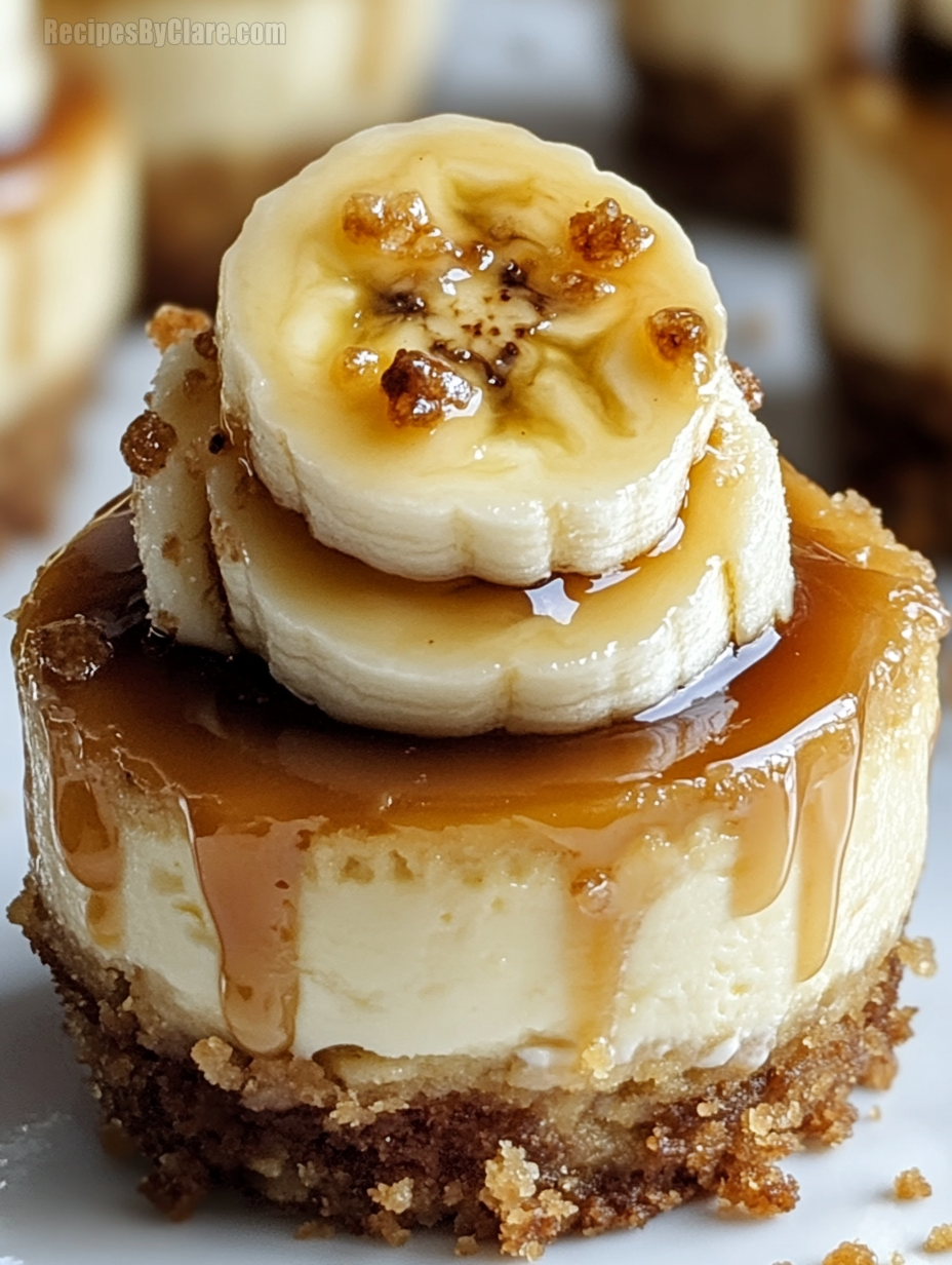 Banana Foster Cheesecake Cups