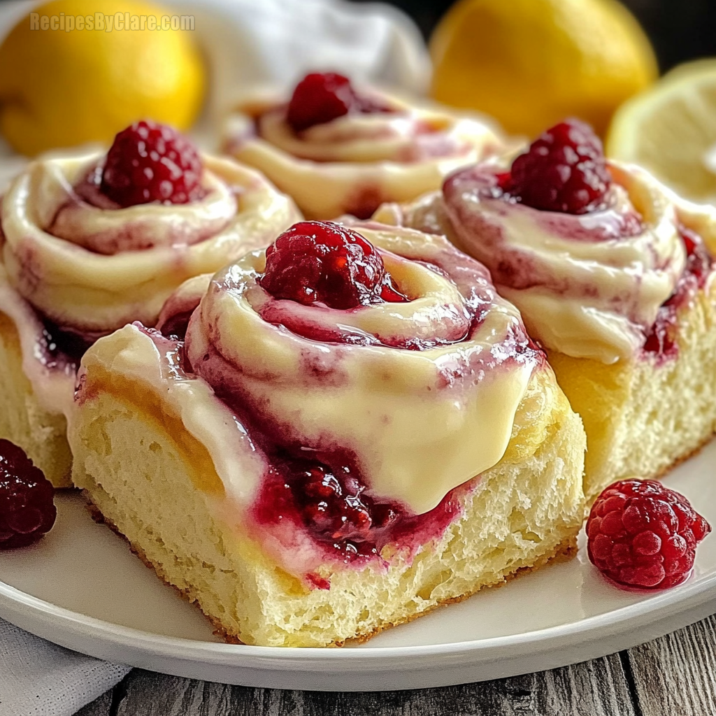 Raspberry Lemon Rolls