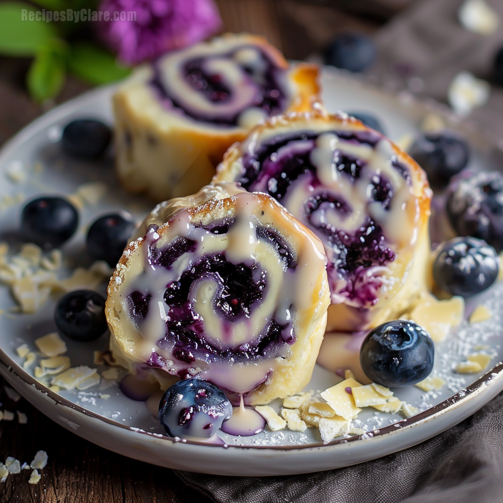 Blueberry Cheesecake Rolls