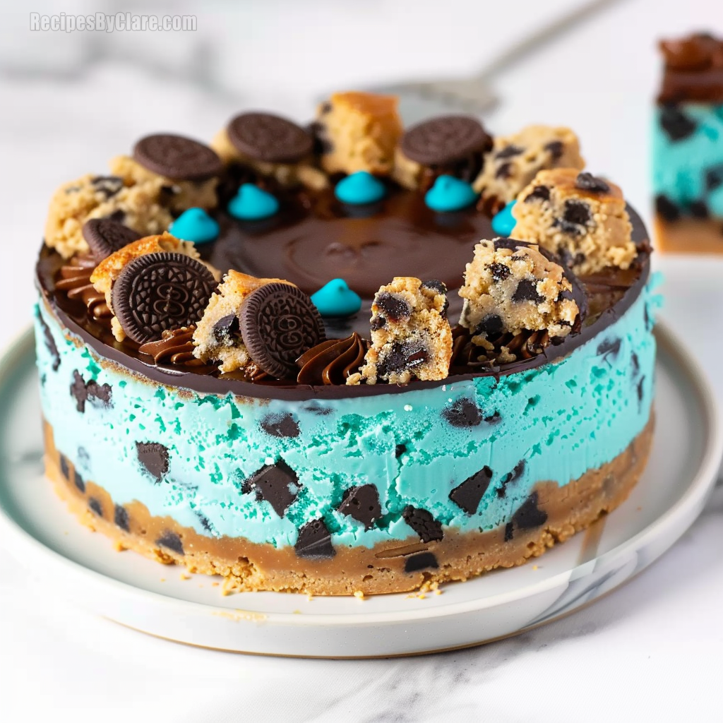 Cookie Monster Cheesecake