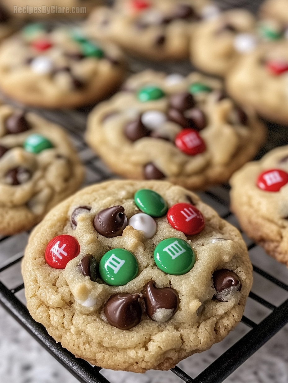 Christmas Chocolate Chip Cookies