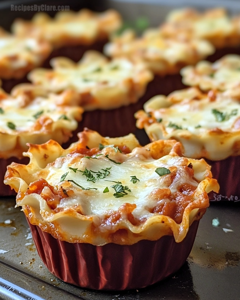 Petite Lasagna Cups