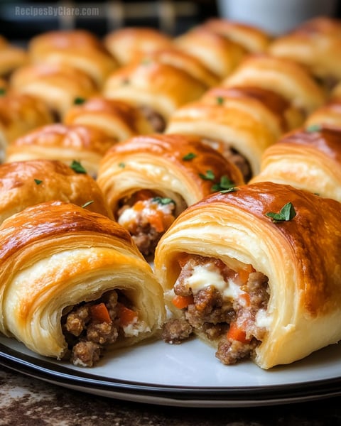 Rotel Sausage Cream Cheese Crescents