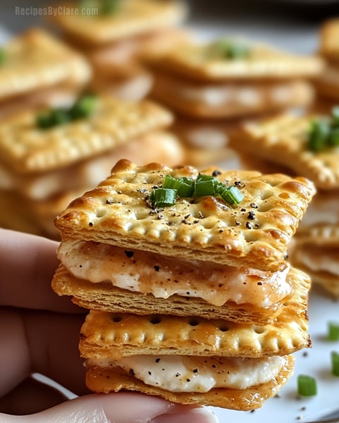 Ritz Cracker Party Sandwiches