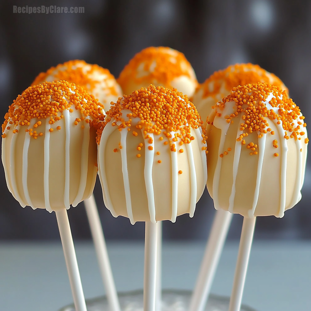 Easy Pumpkin Cake Pops