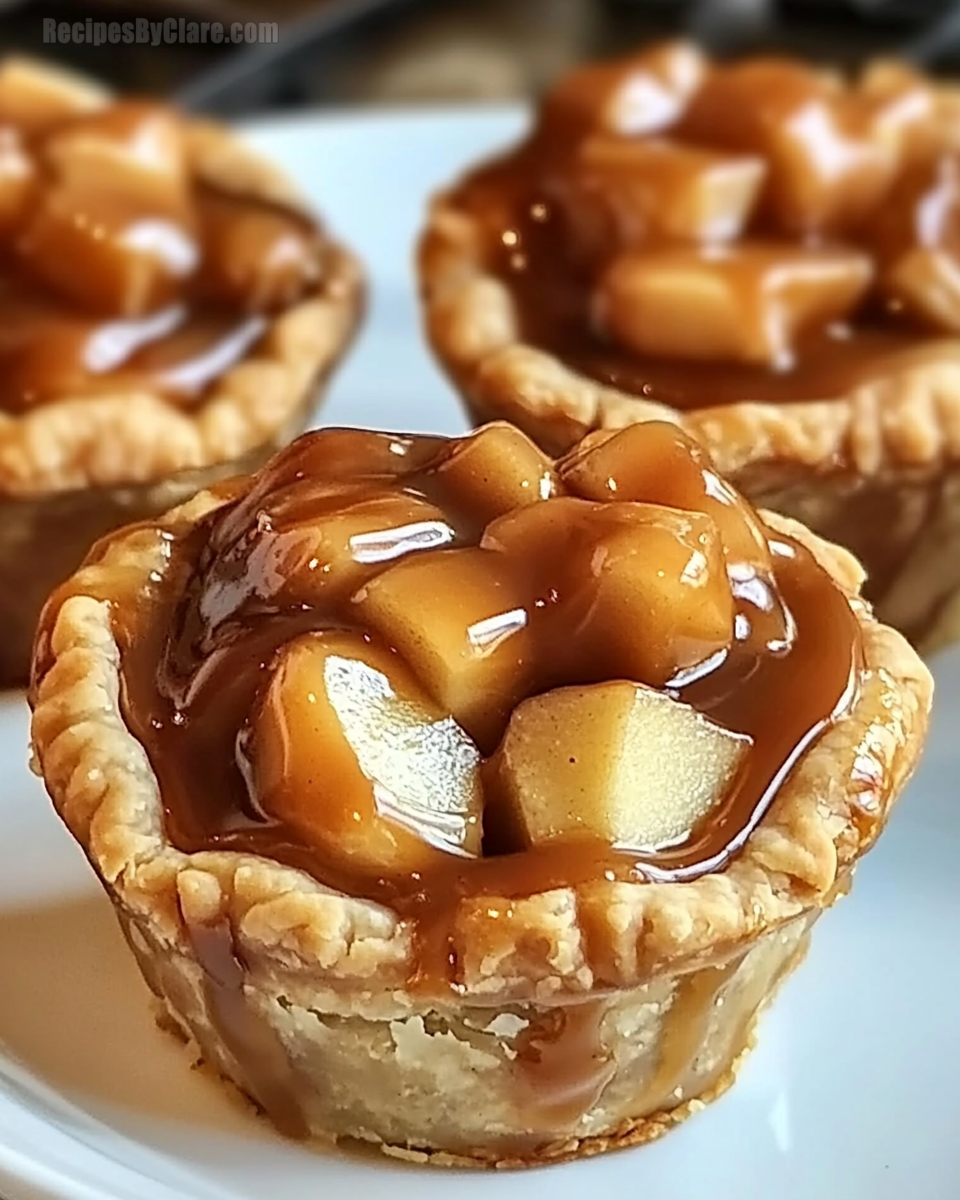 Mini Caramel Apple Pies