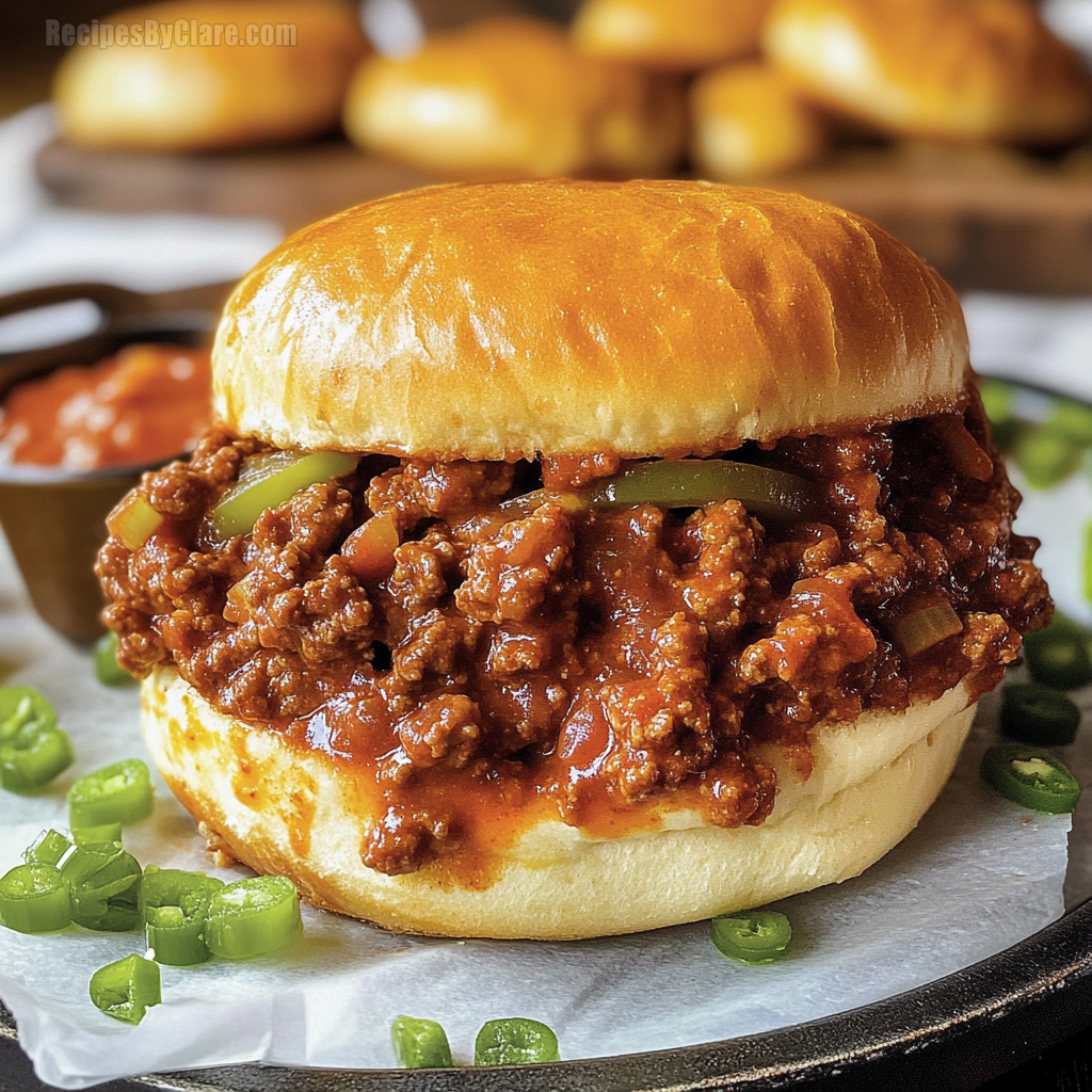 Best Ever Homemade Sloppy Joes