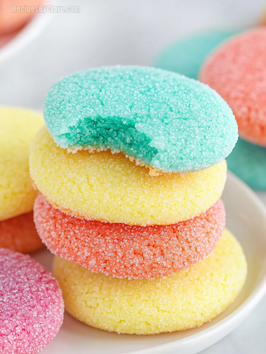 Soft & Chewy Jello Cookies - Colorful & Fun Treats - Recipes By Clare