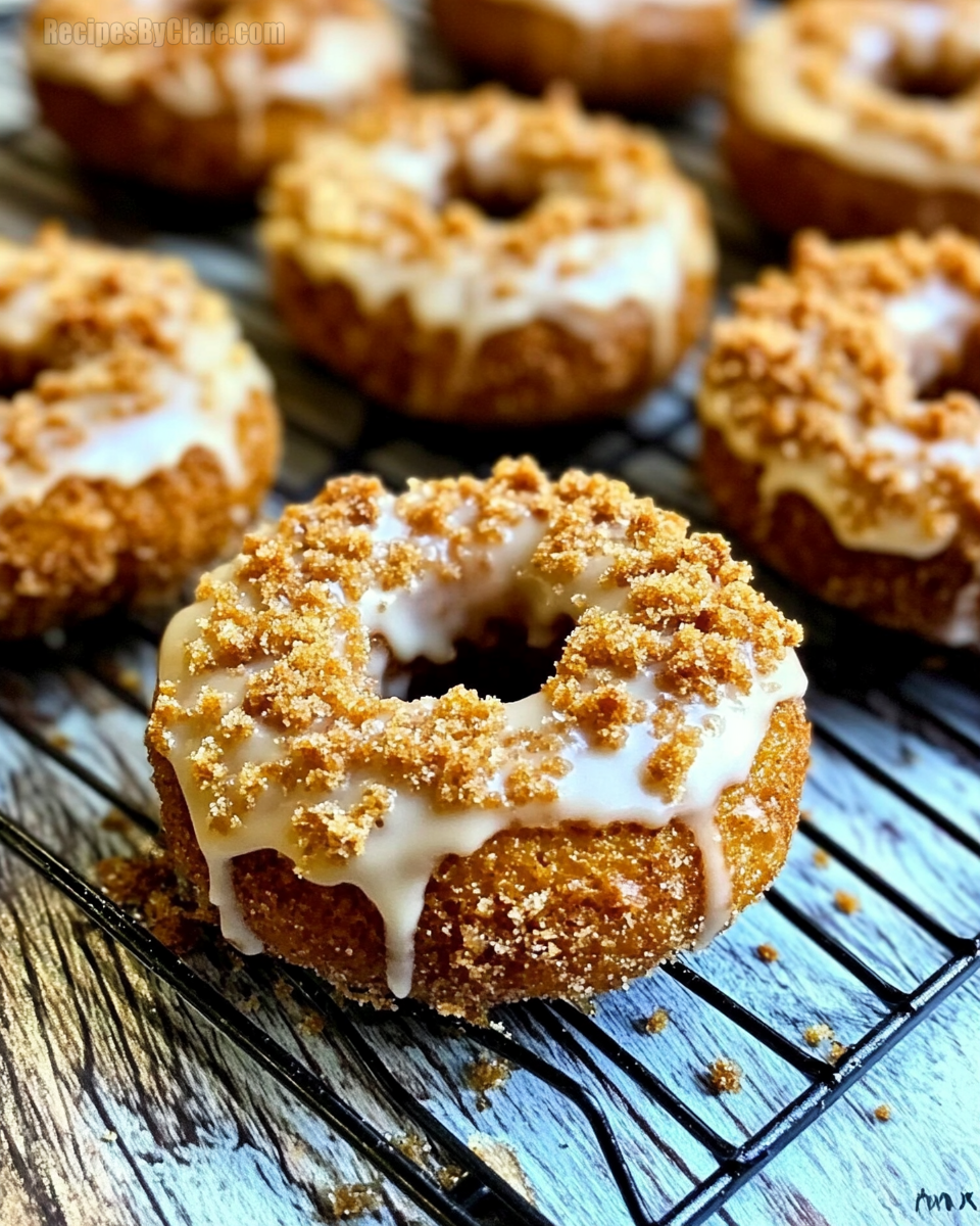 Pumpkin Coffee Cake Donuts