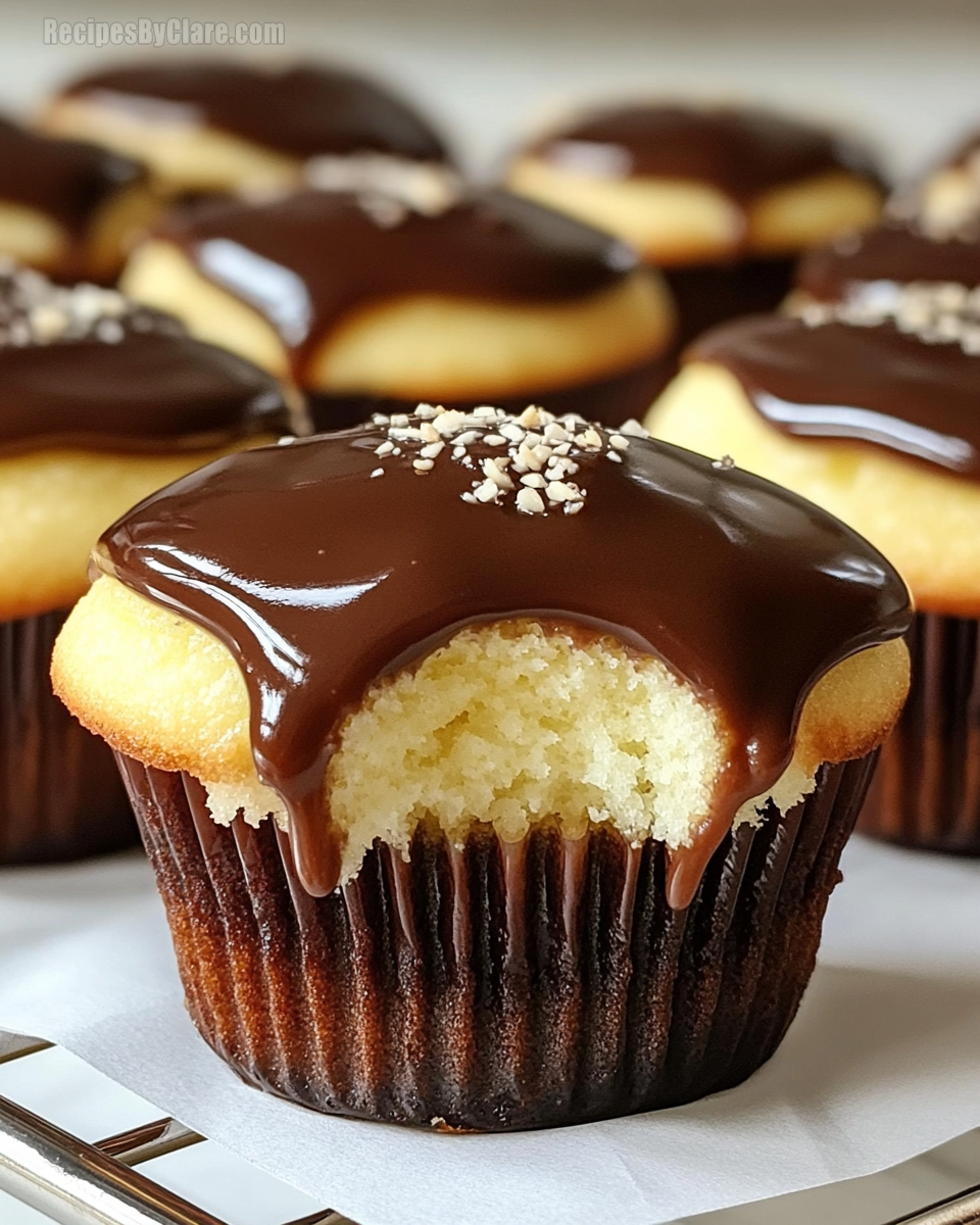 Boston Cream Pie Cupcakes