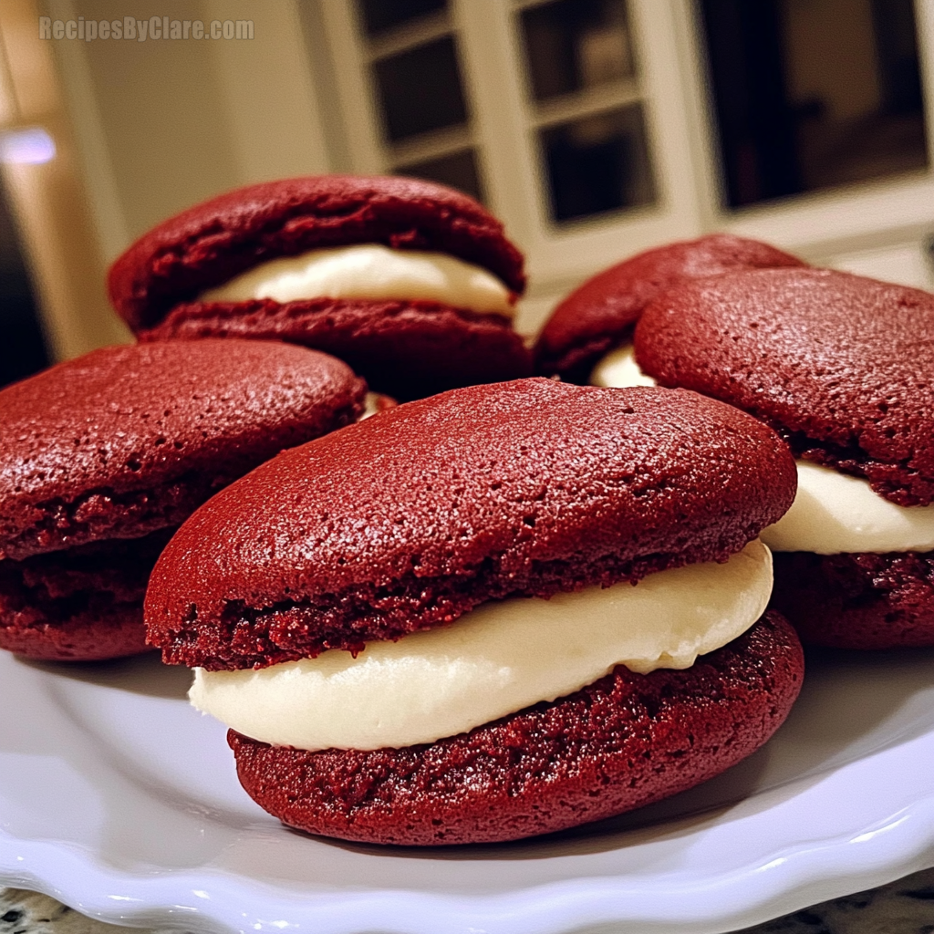 Red Velvet Whoopie Pies