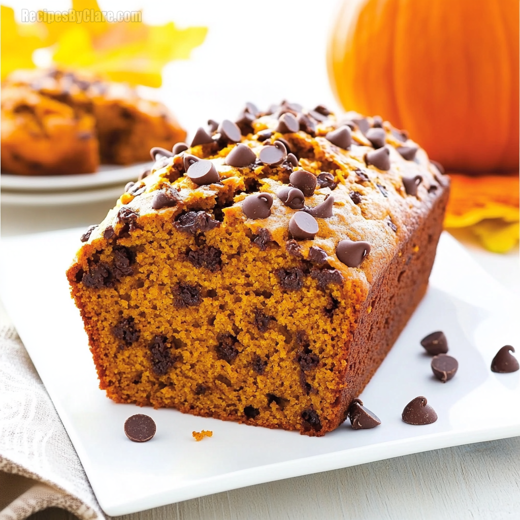 Best Chocolate Chip Pumpkin Bread