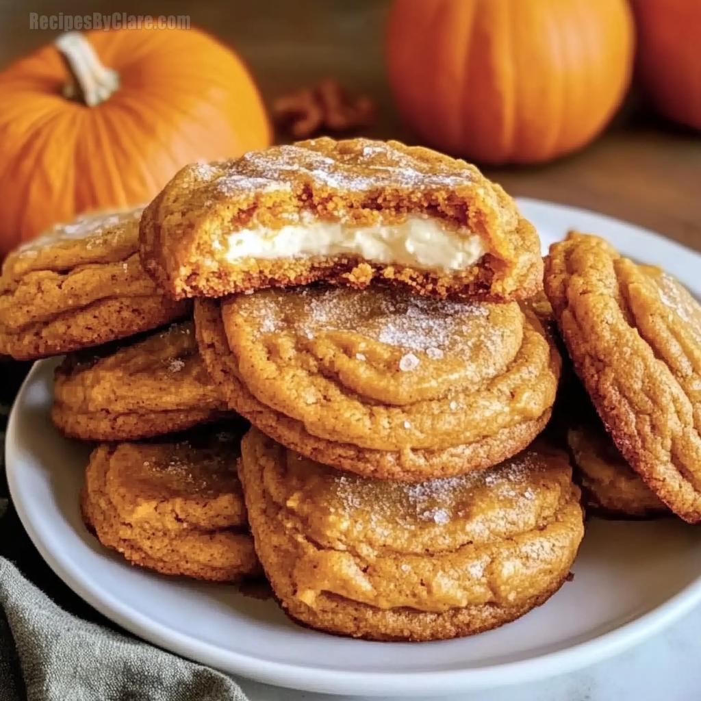 Pumpkin Cheesecake Cookies