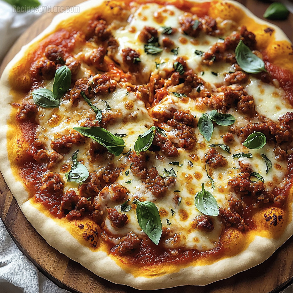 Spicy Chorizo & Fennel Pizza