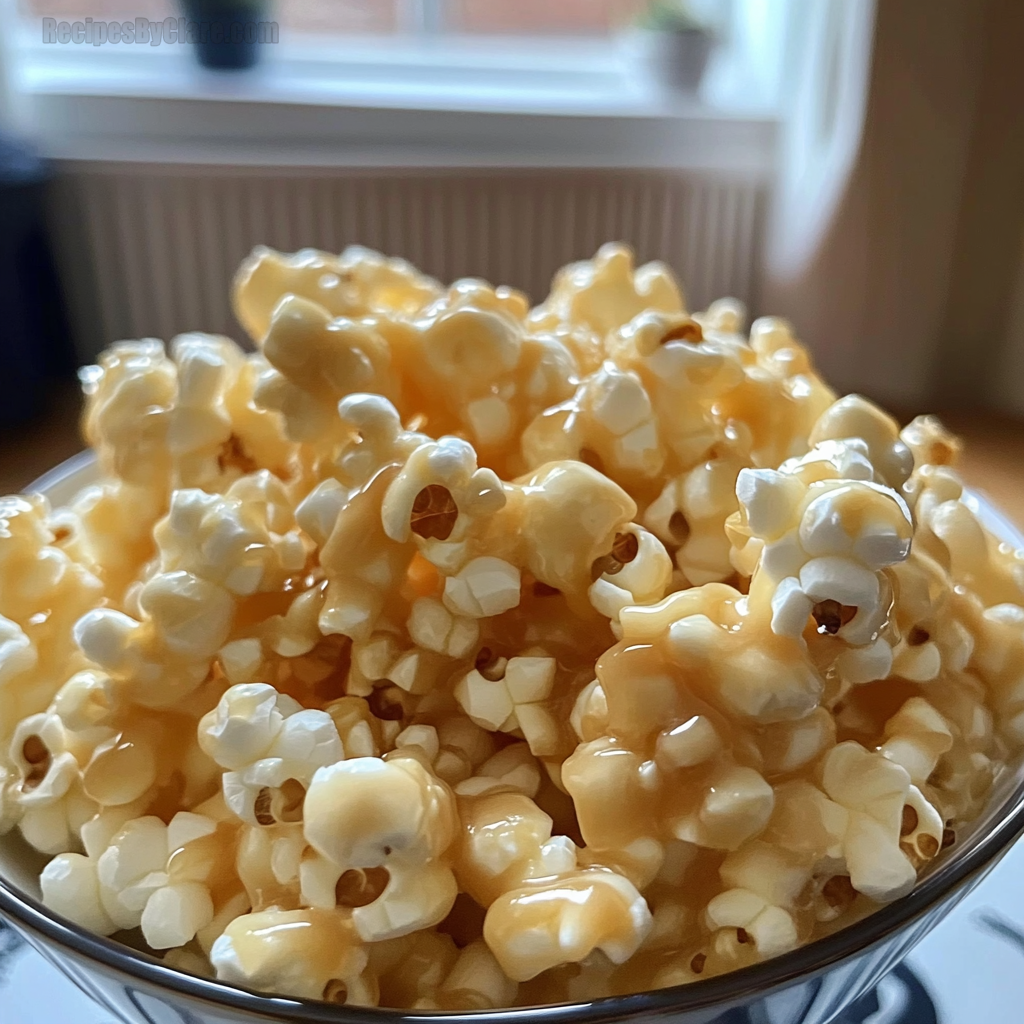 Homemade Caramel Popcorn