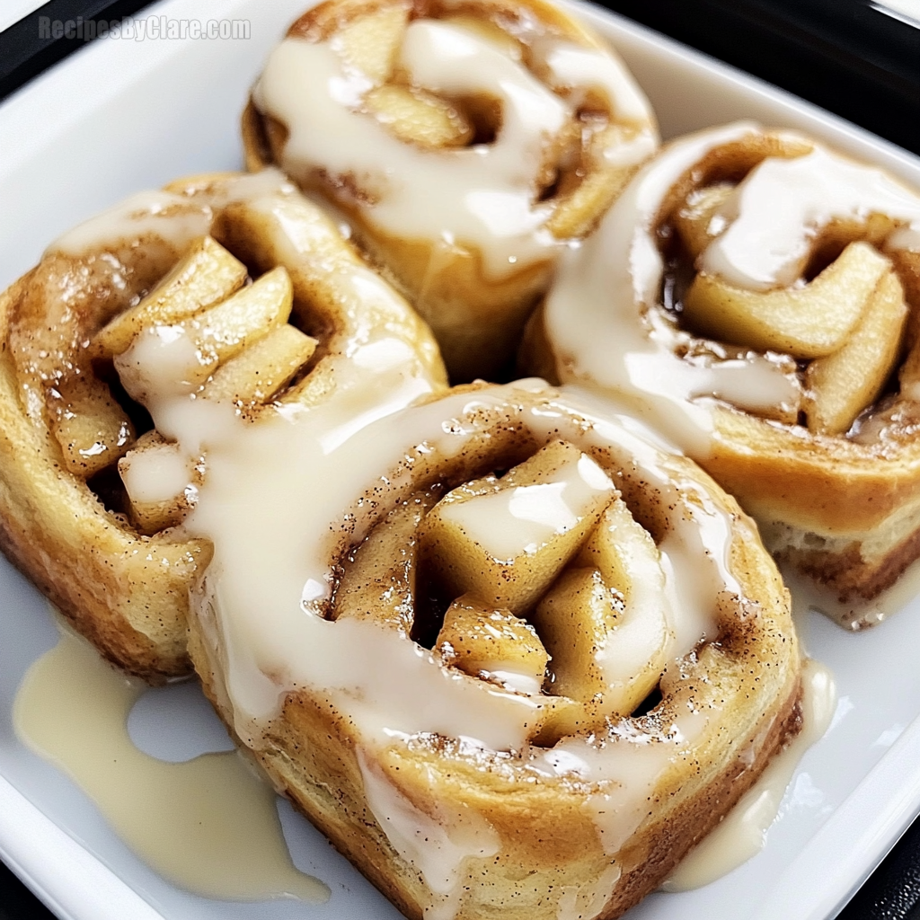 Apple Pie Stuffed Cinnamon Rolls