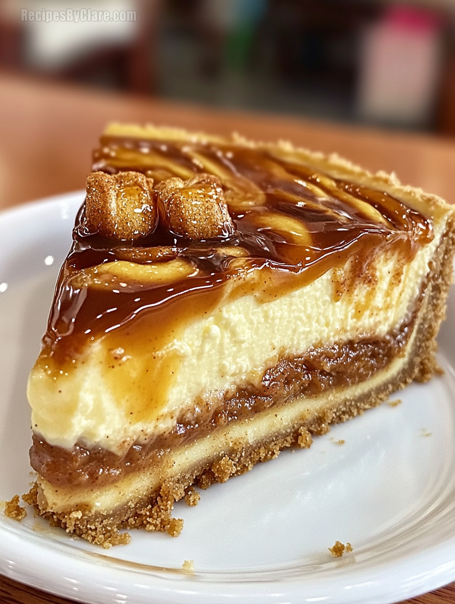 Honey Bun Cheesecake