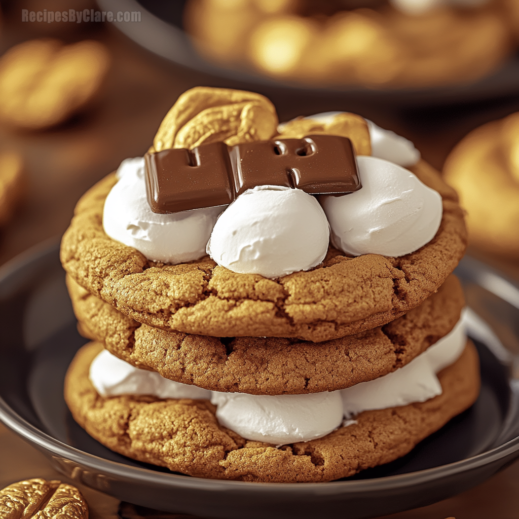 Pumpkin S’mores Cookies