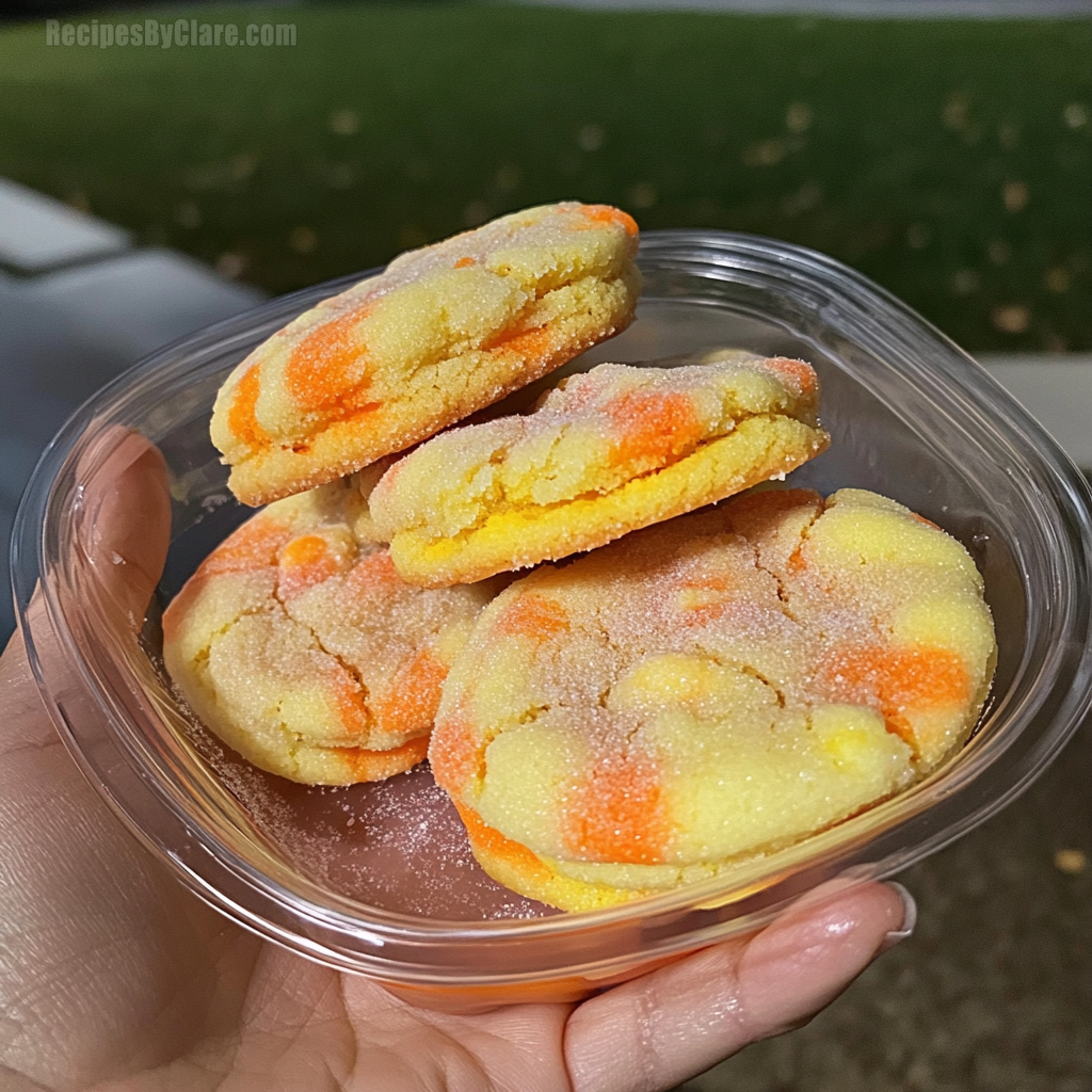 Candy Corn Sugar Cookies