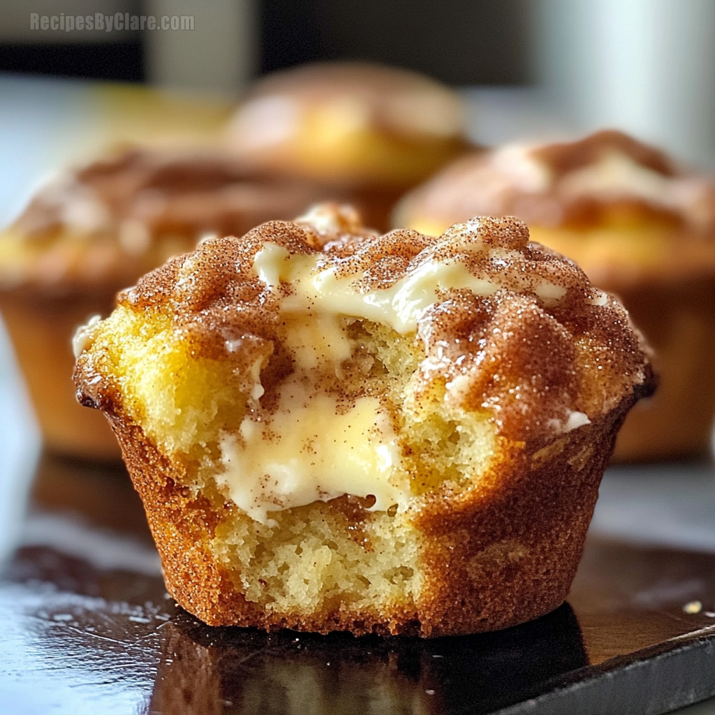 Gooey Cinnamon Cream Cheese Muffins