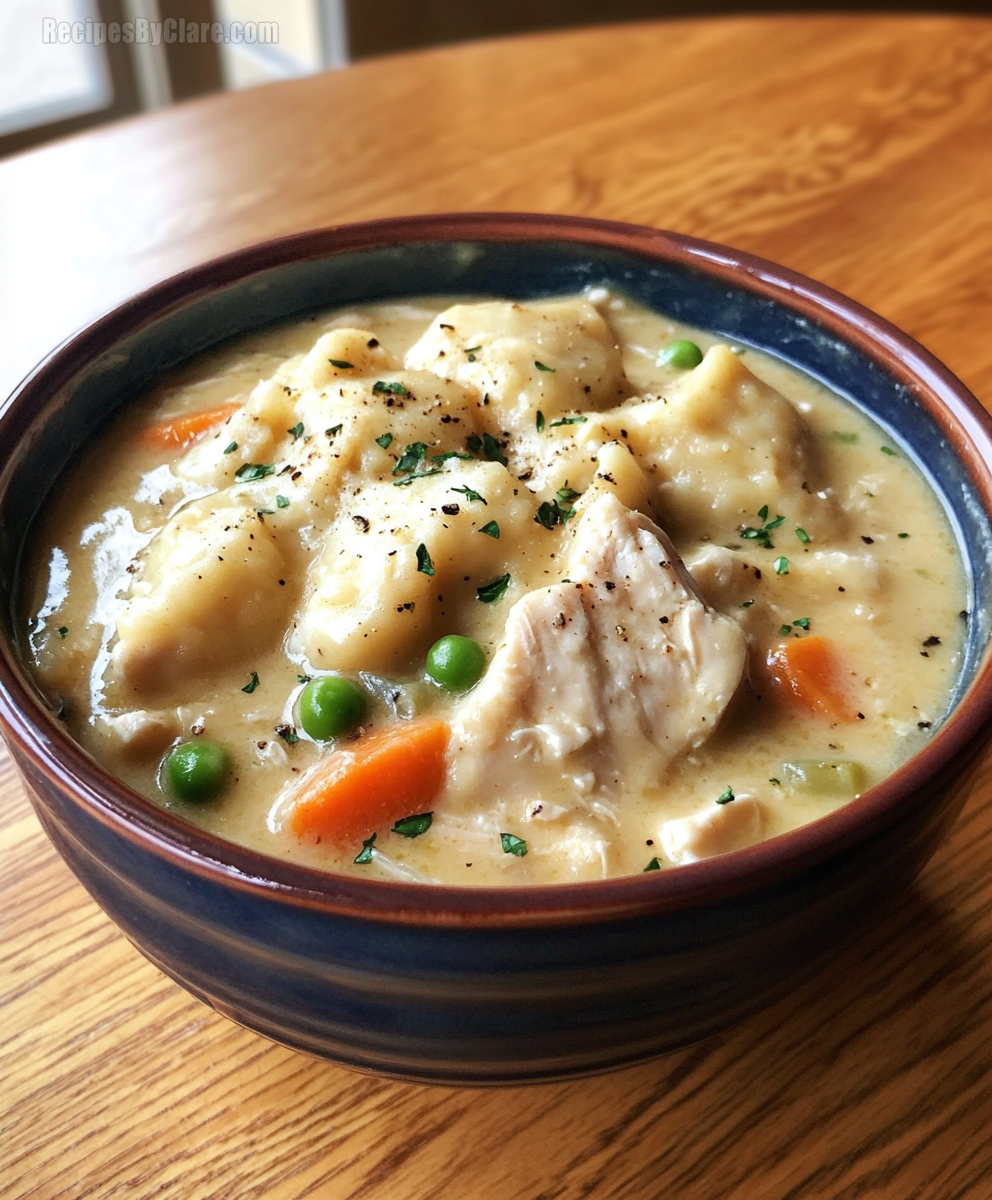 Creamy Chicken and Dumplings Crockpot