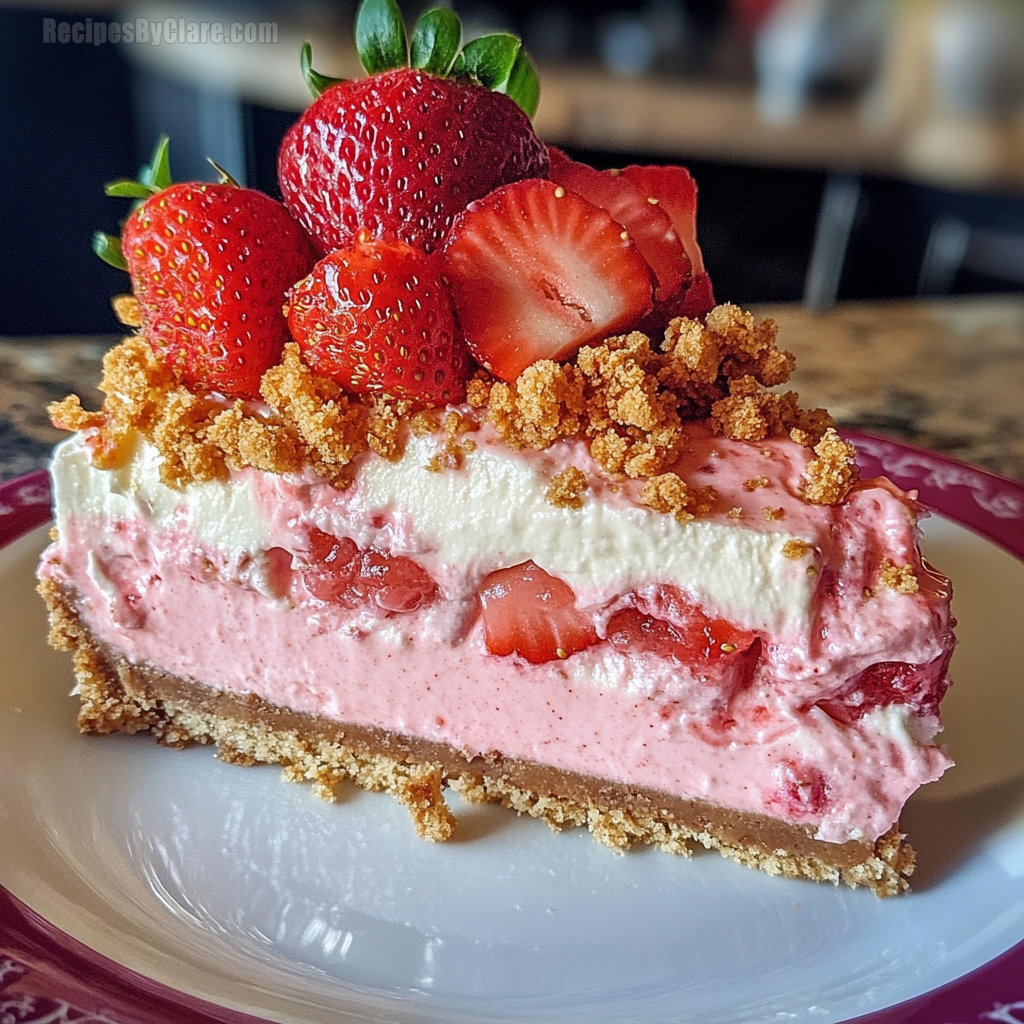 Strawberry Crunch Cheesecake