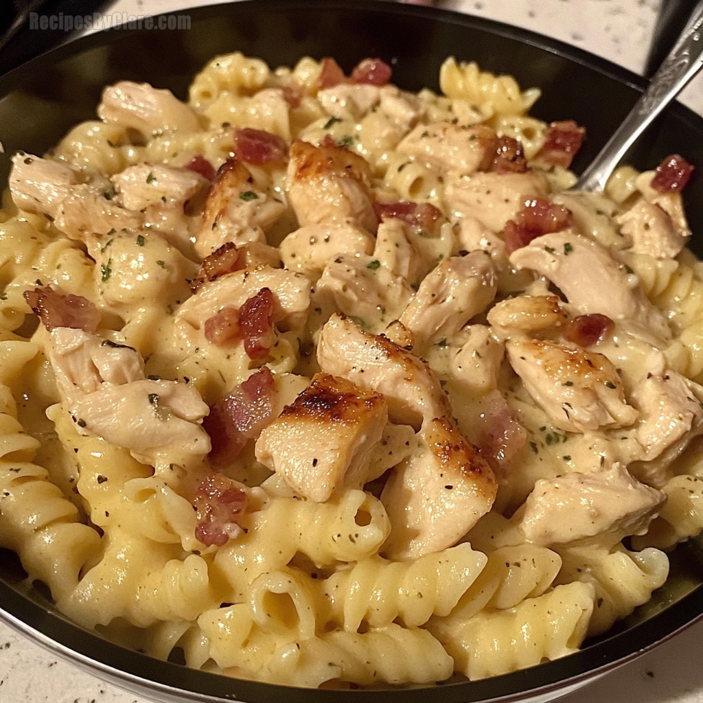 Chicken Bacon Ranch Pasta