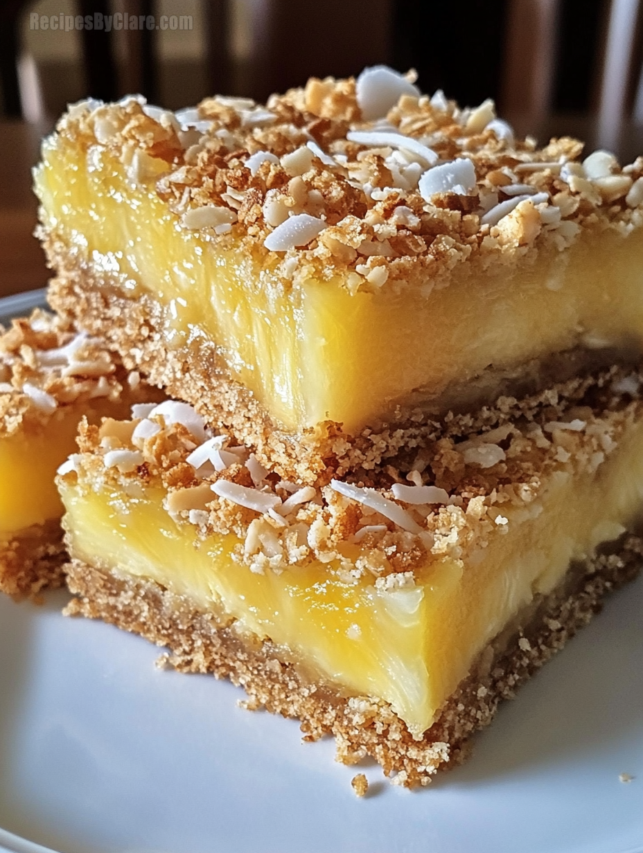 Pineapple Coconut Delight Bars