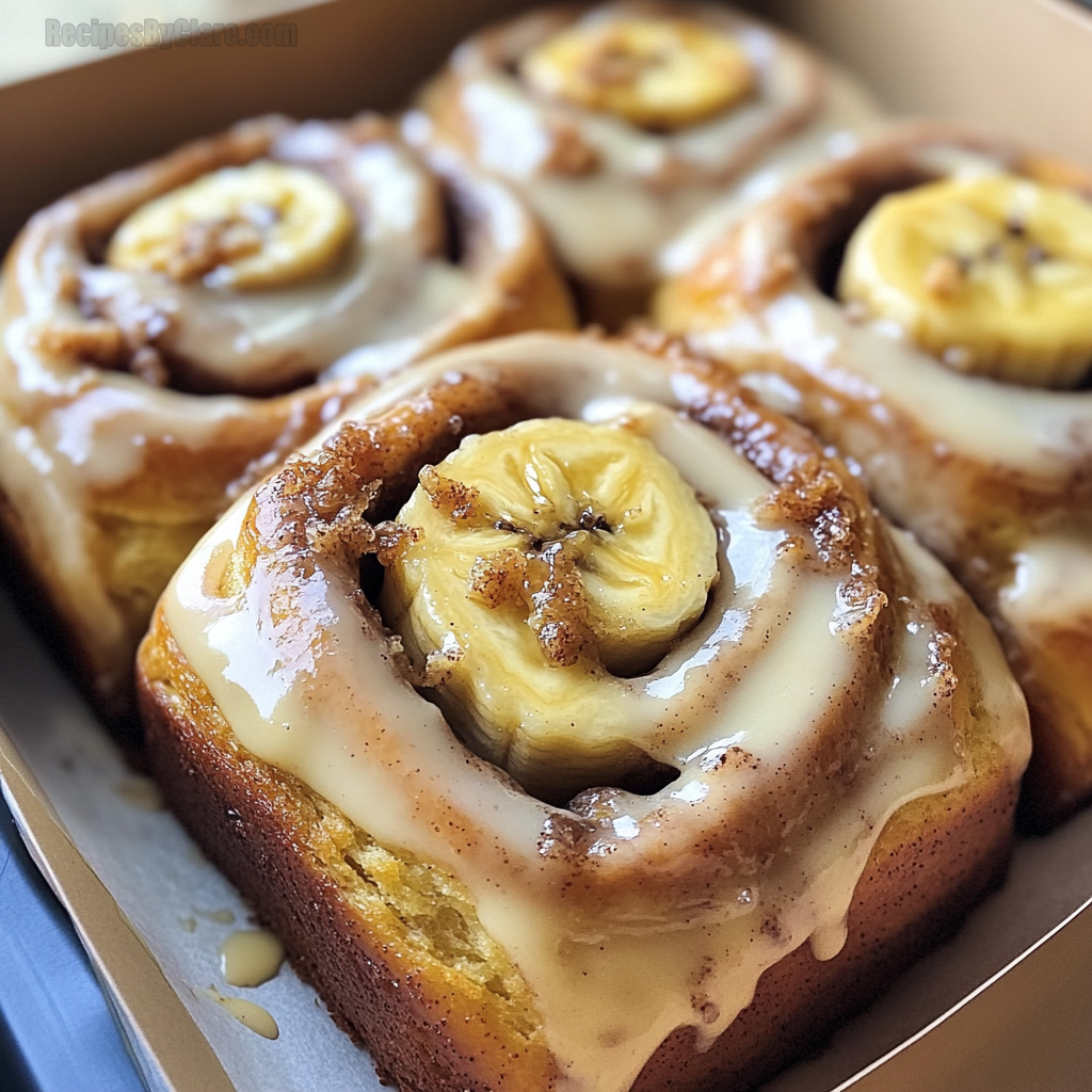 Banana Bread Cinnamon Rolls