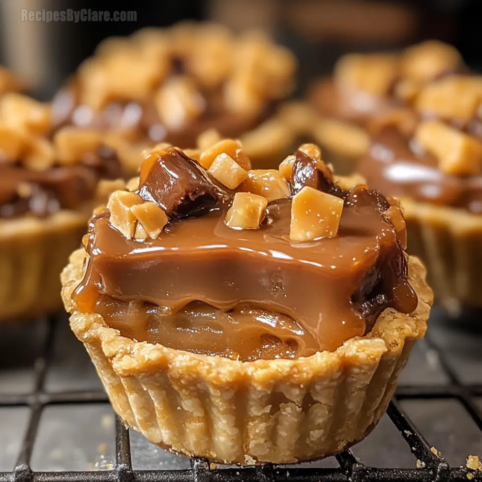 Butterfinger Caramel Crunch Mini Pies