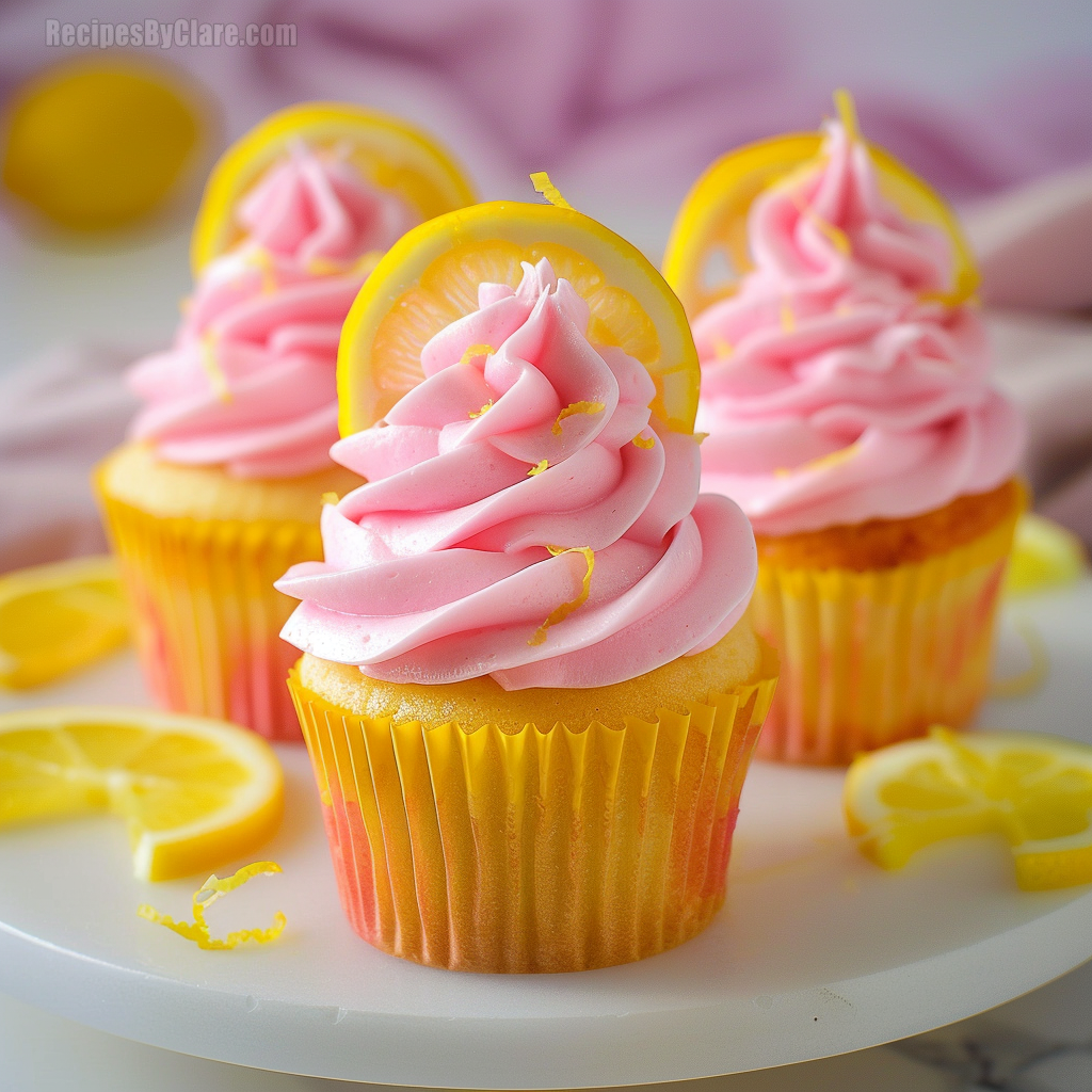 Pink Lemonade Cupcakes