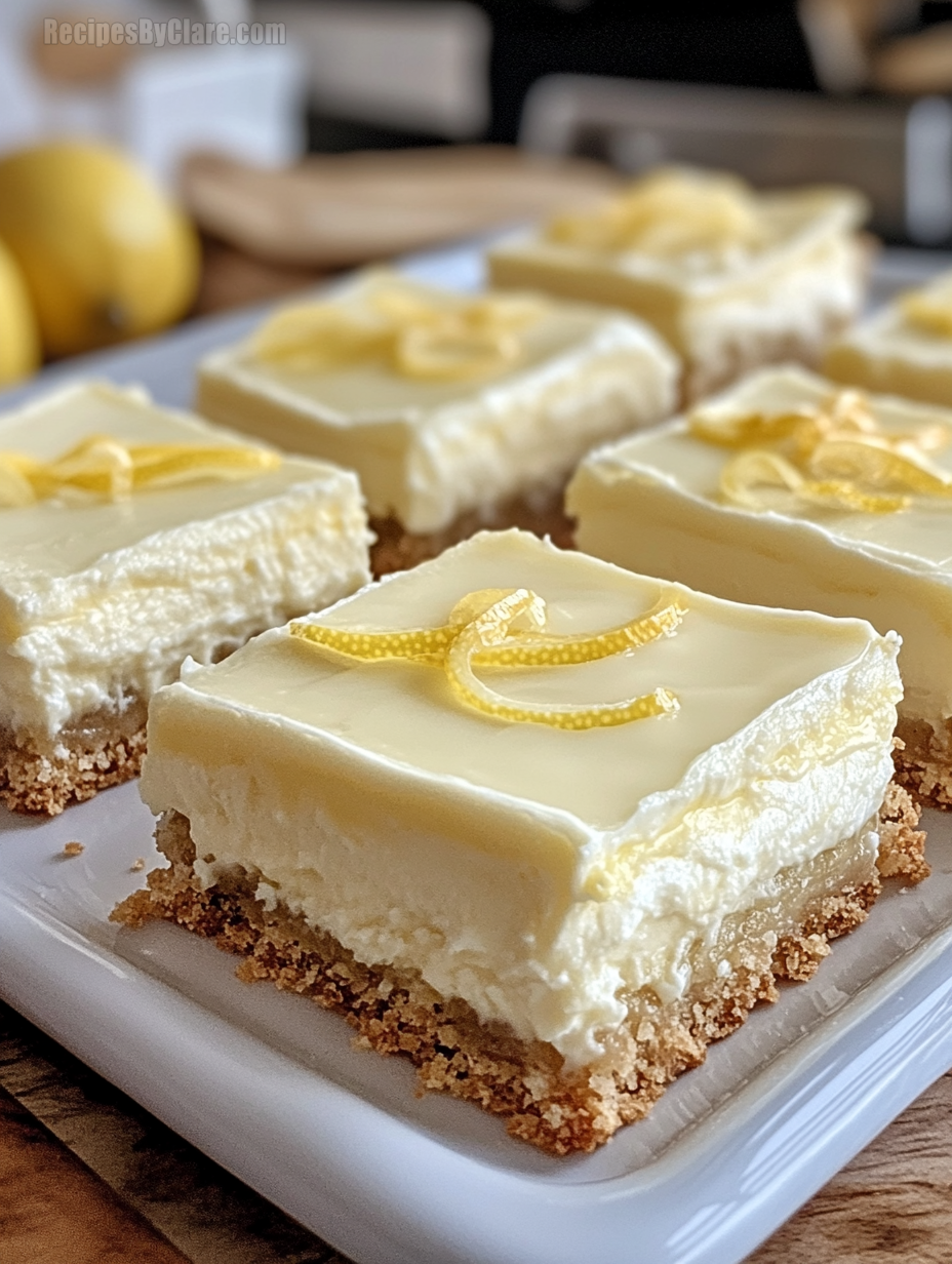 Lemon Cream Cheese Squares