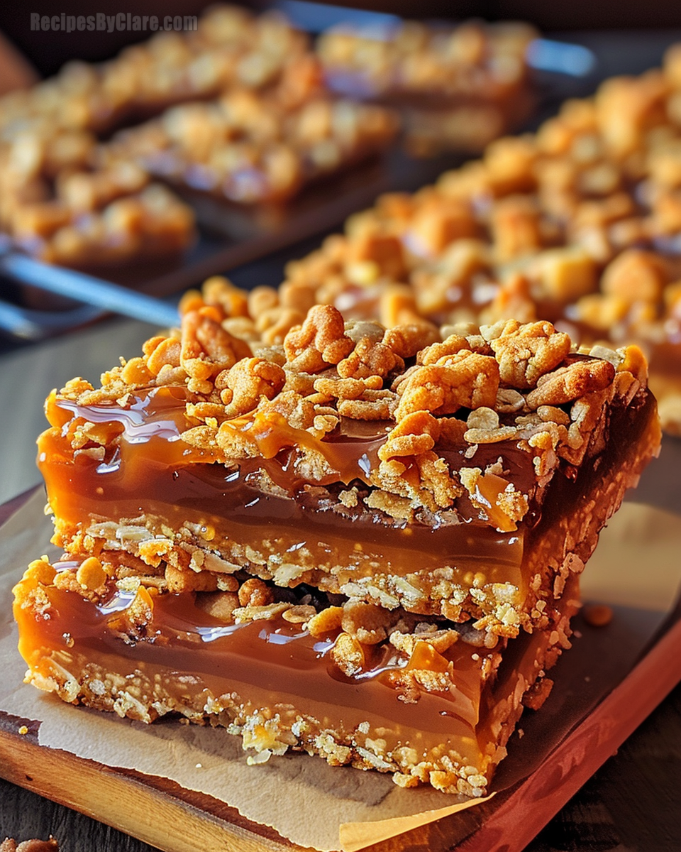 Butterfinger Caramel Crunch Bars