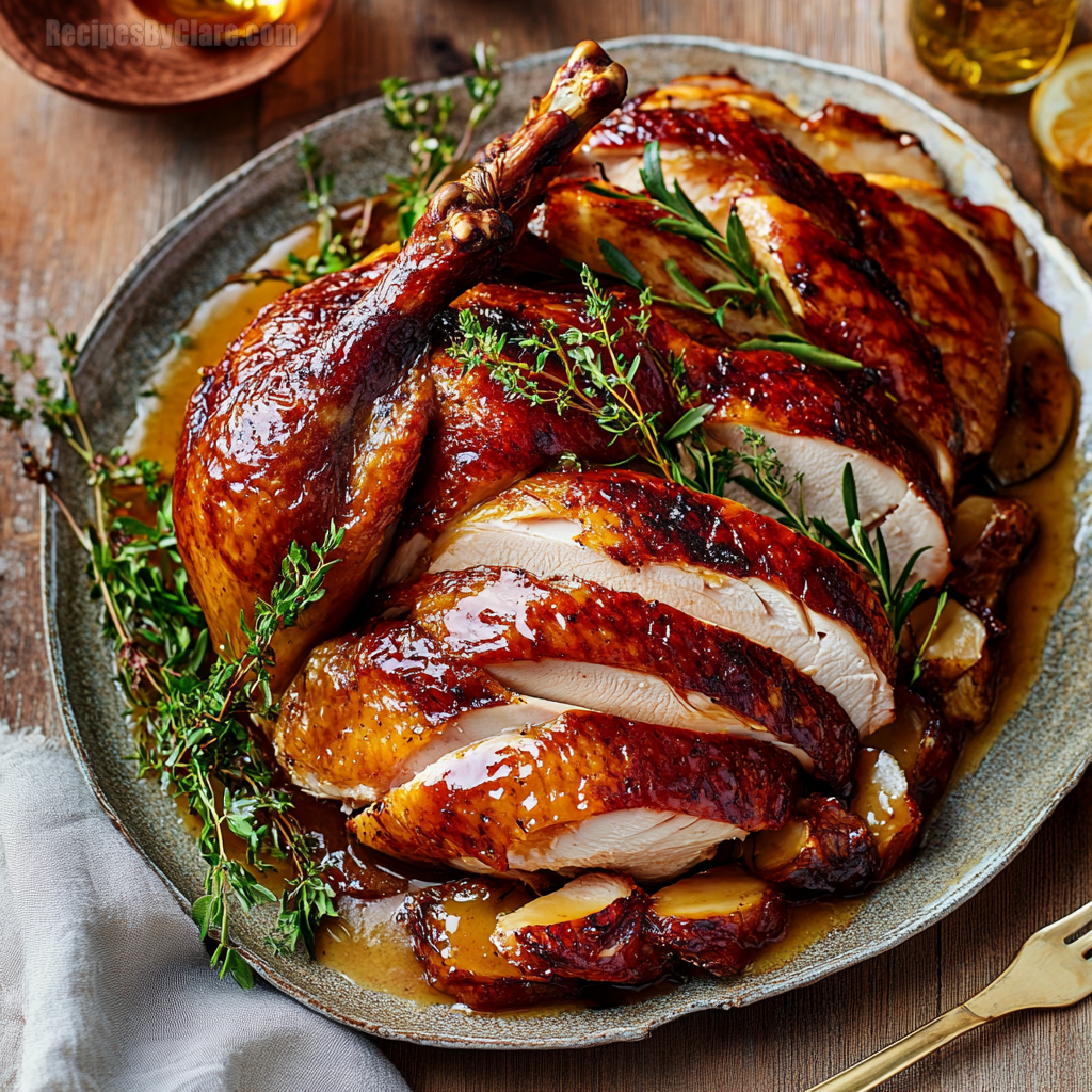 Maple-Butter-Glazed Turkey