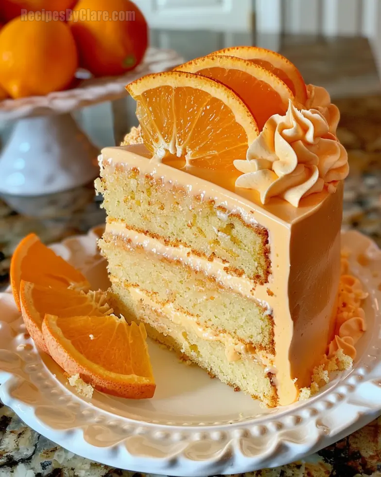 Orange Dreamsicle Cake