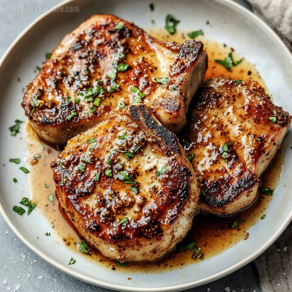 Sweet & Savory Brown Sugar Pork Chops